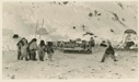 Image of Children at play at snow village
